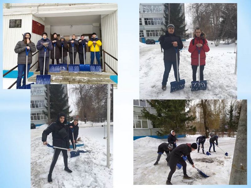 Уборка территории от снега