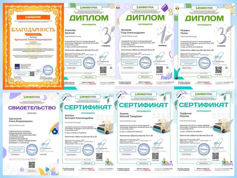 Участие в Международной олимпиаде