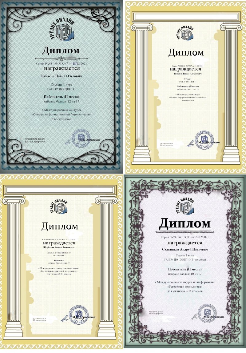 ПРИЗЕРЫ  КОНКУРСА