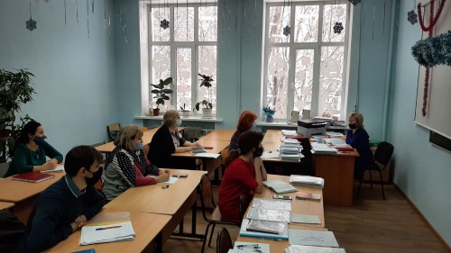 Совещание преподавателей электротехнического отделения