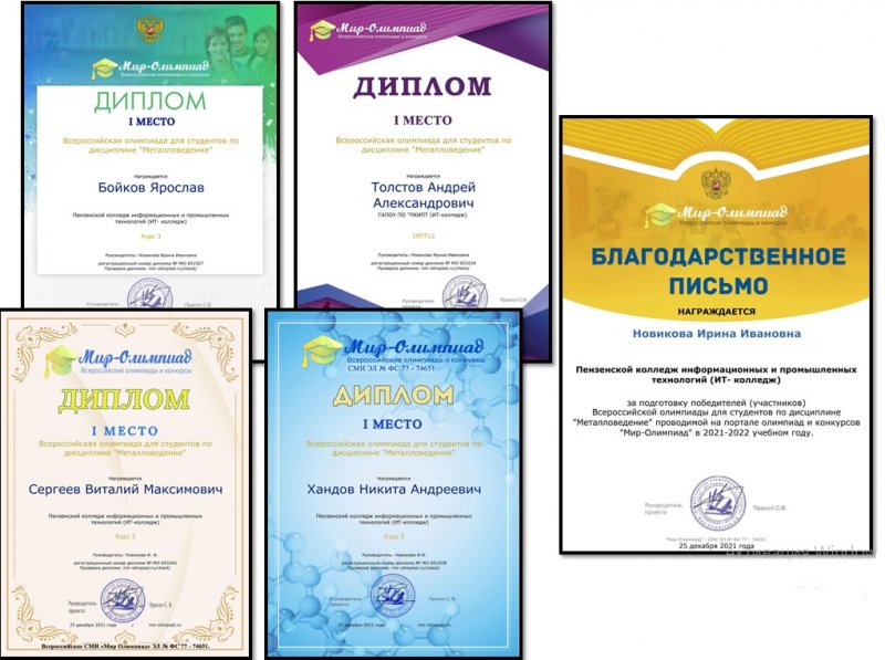 УЧАСТИЕ ВО ВСЕРОССИЙСКОЙ ОЛИМПИАДЕ